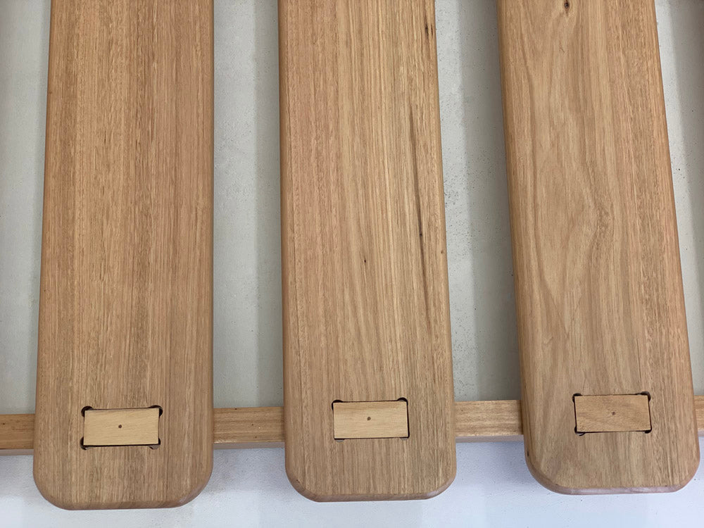 Heavy duty Ark bed frame with precision-crafted joinery