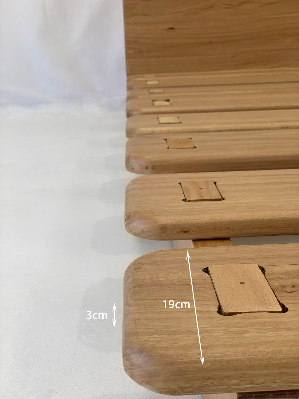 Hardwood heavy duty bed frame made in Australia