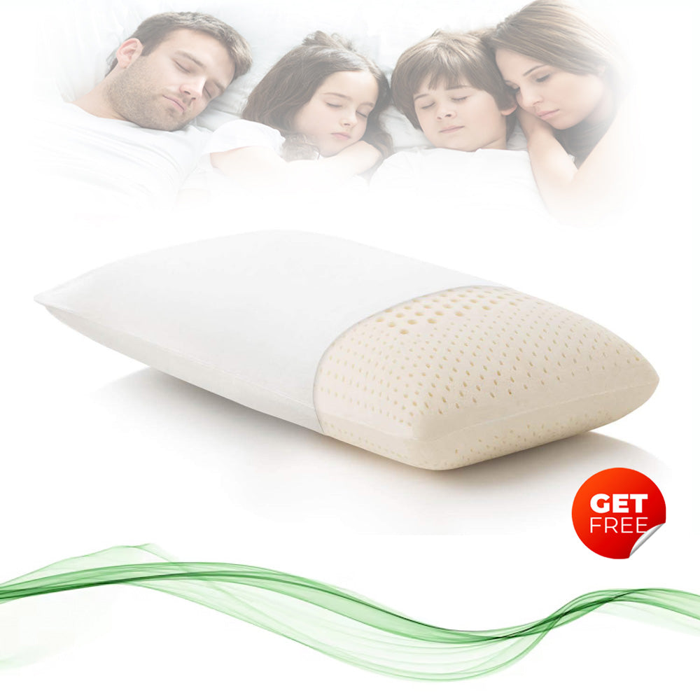 Buy dorluxure latex mattress with 2 free 100% natural latex pillows